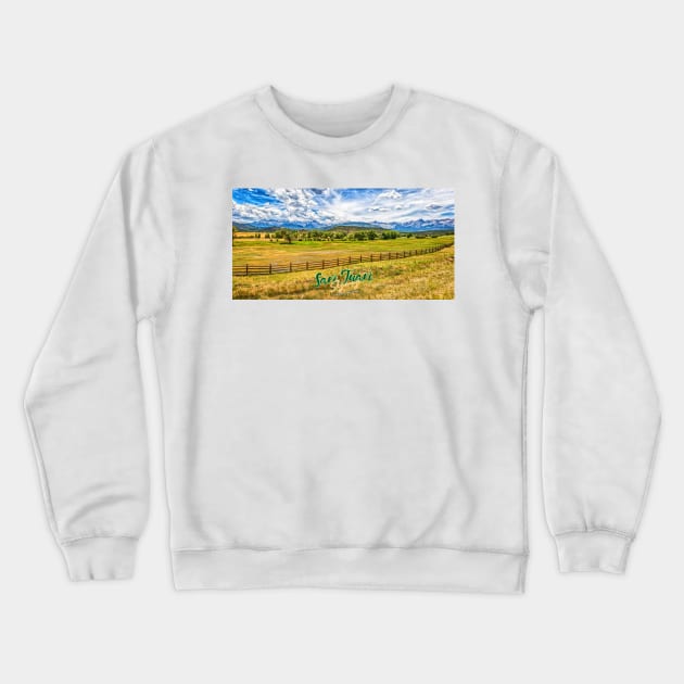 San Juan Skyway near the Dallas Divide Crewneck Sweatshirt by Gestalt Imagery